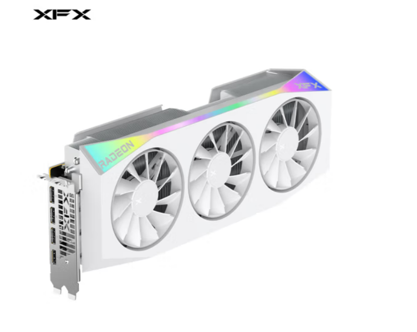 （XFX）AMD RADEON RX 9070 XT OC 16GB Mercury White Magnetic Air-New and original